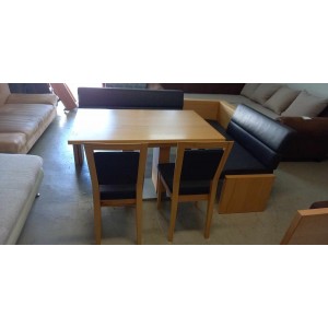 Konyhai sarokülő + asztal + 2 szék